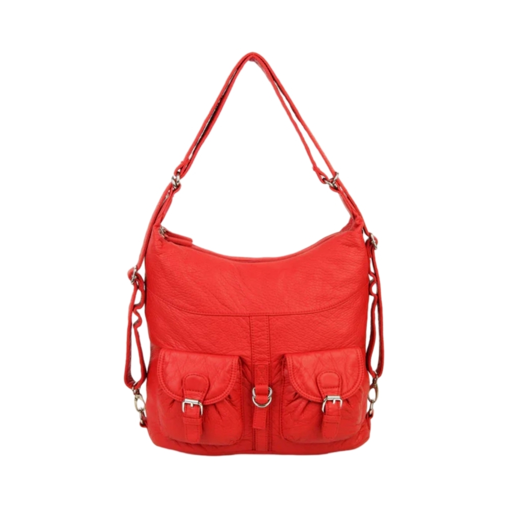 Janey Jane Convertible Back Pack Red